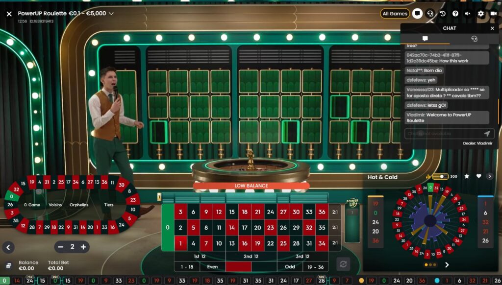 imagen de como luce un casino en vivo en los casinos online